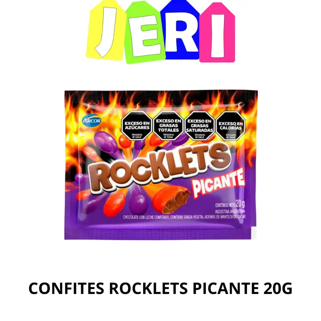 CONFITES ROCKLETS PICANTE 20G