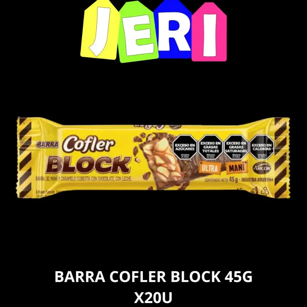 BARRA COFLER BLOCK 45G X20U