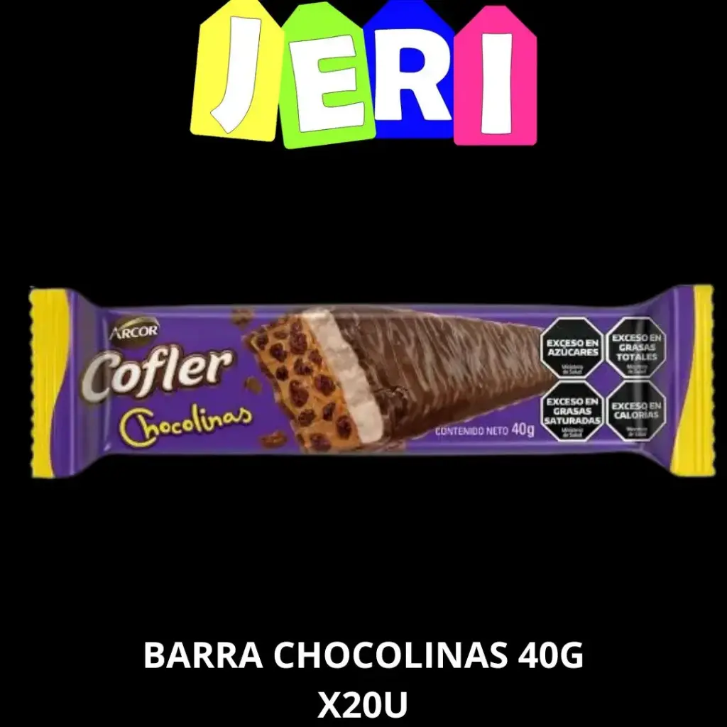 BARRA CHOCOLINAS 40G X20U