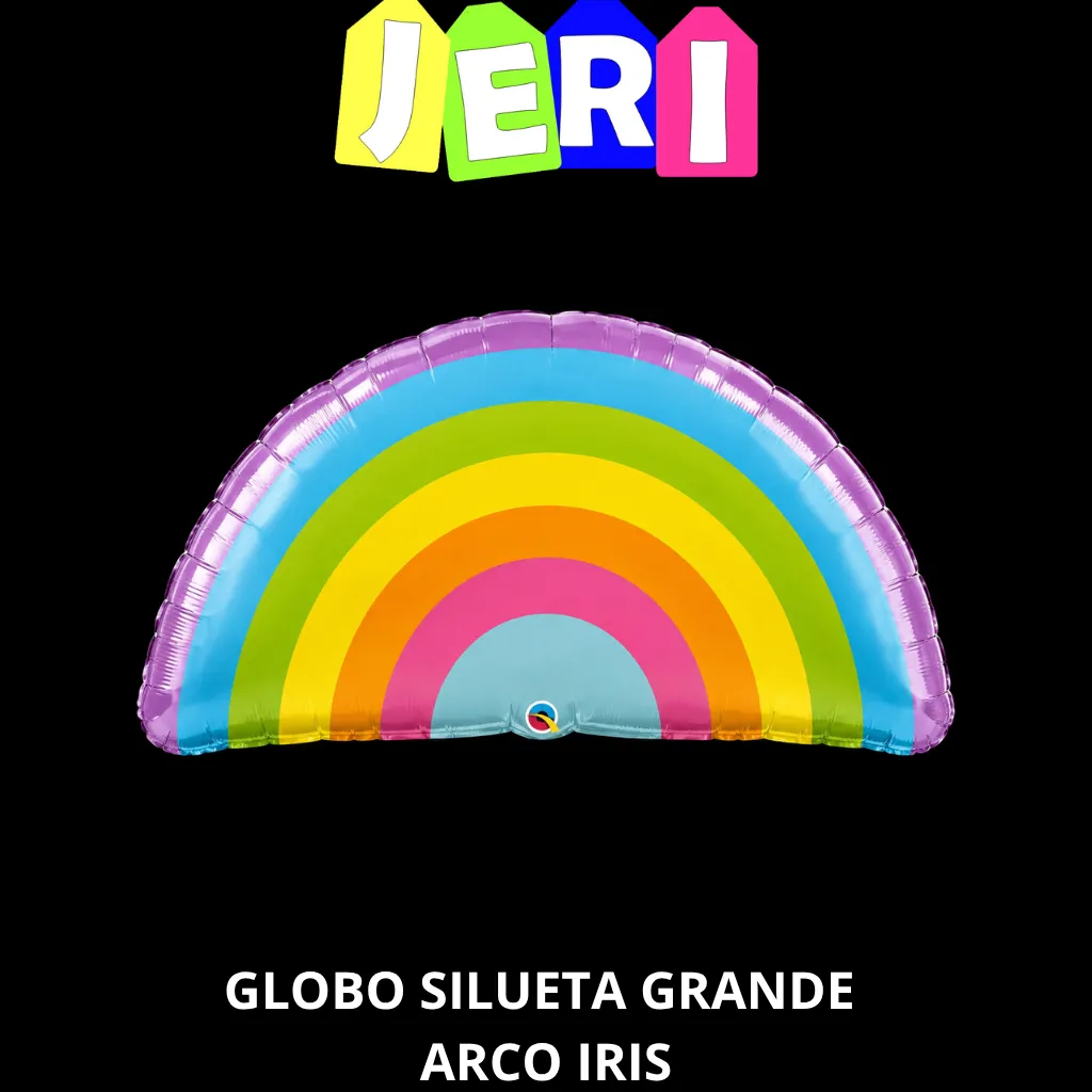 [7576] GLOBO SILUETA GRANDE ARCO IRIS