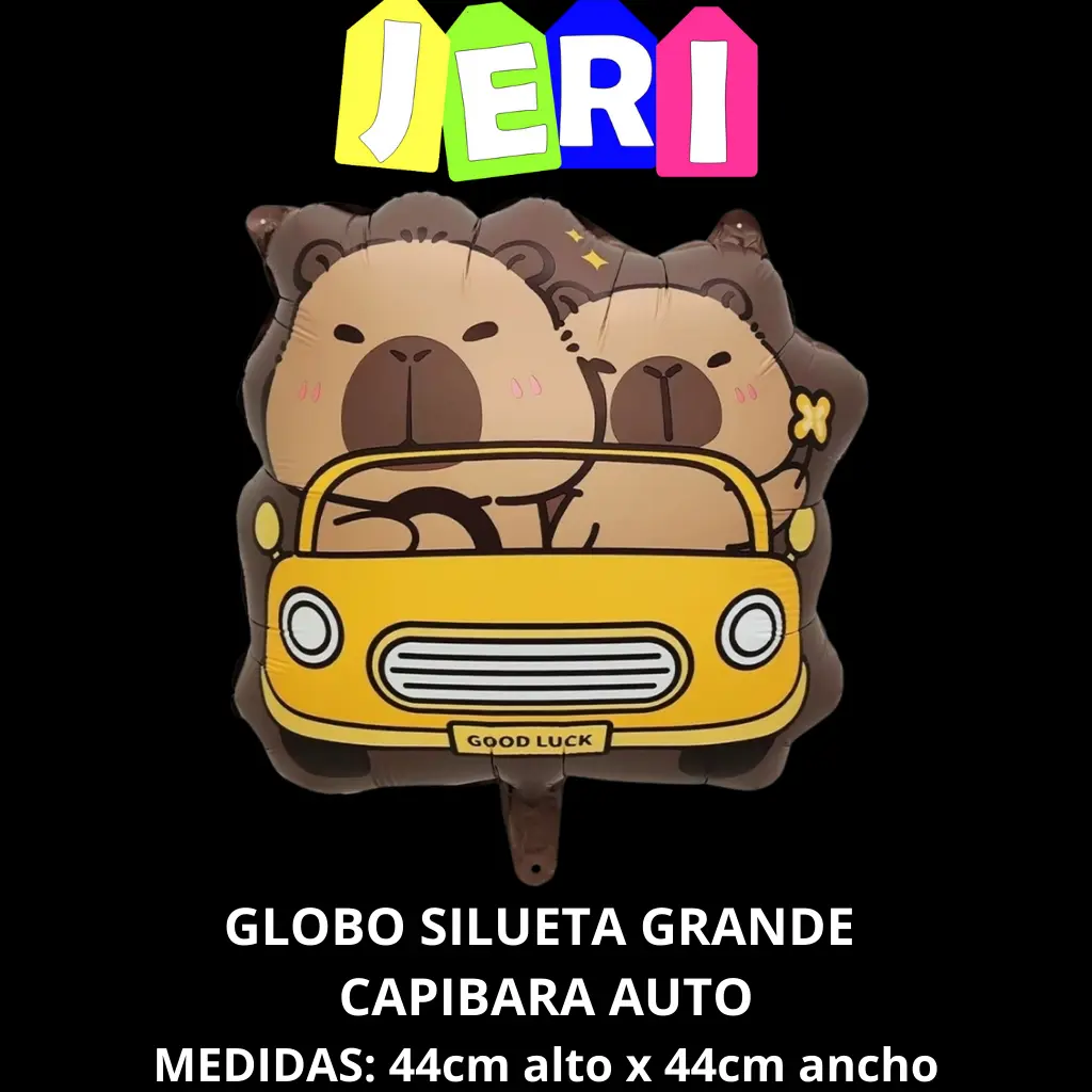 GLOBO SILUETA GRANDE CAPIBARA (AUTO)
