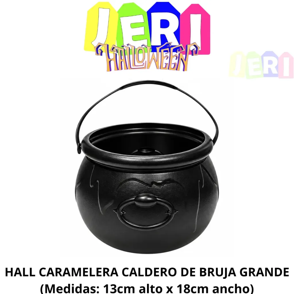 HALL CARAMELERA CALDERO DE BRUJA GRANDE