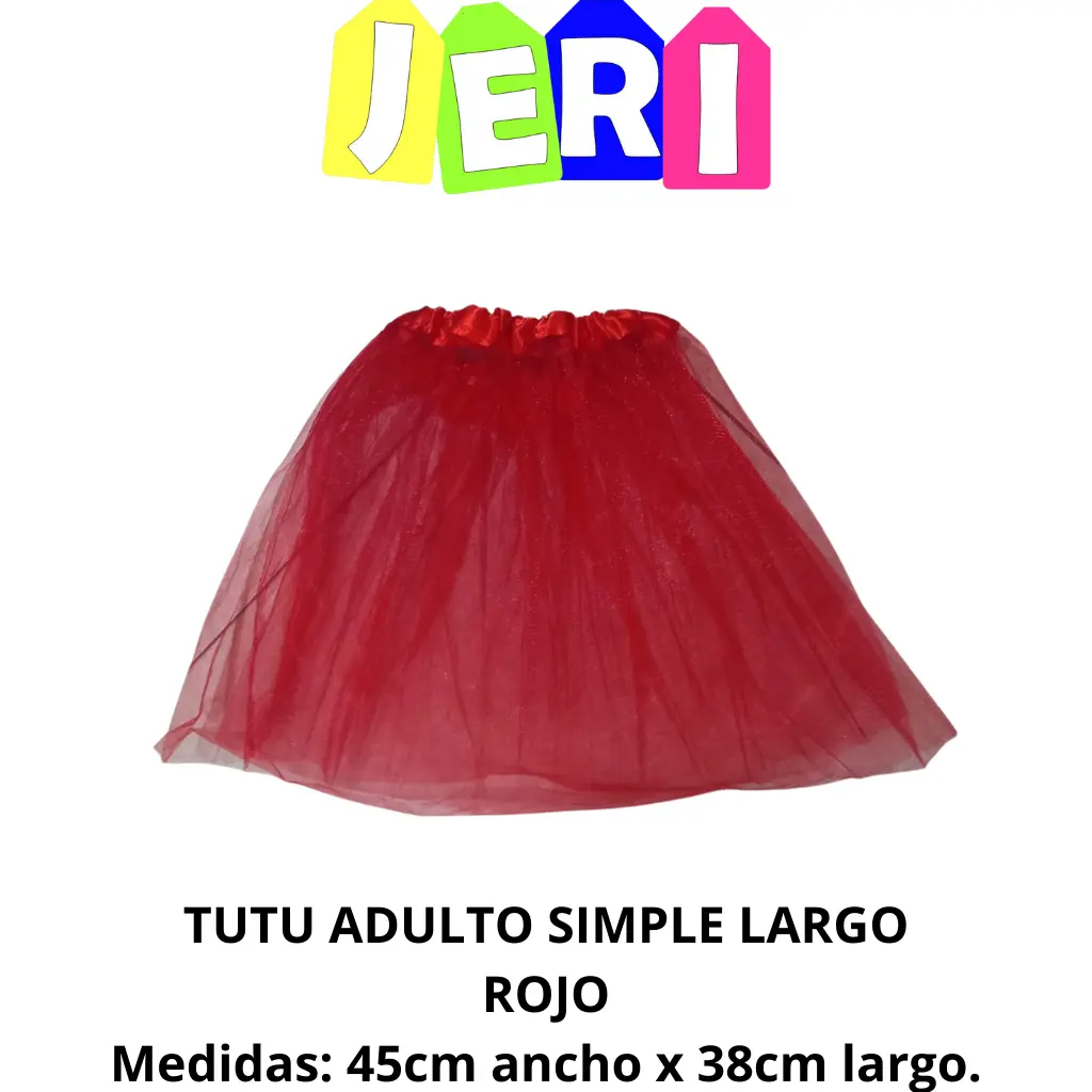 TUTU ADULTO SIMPLE LARGO