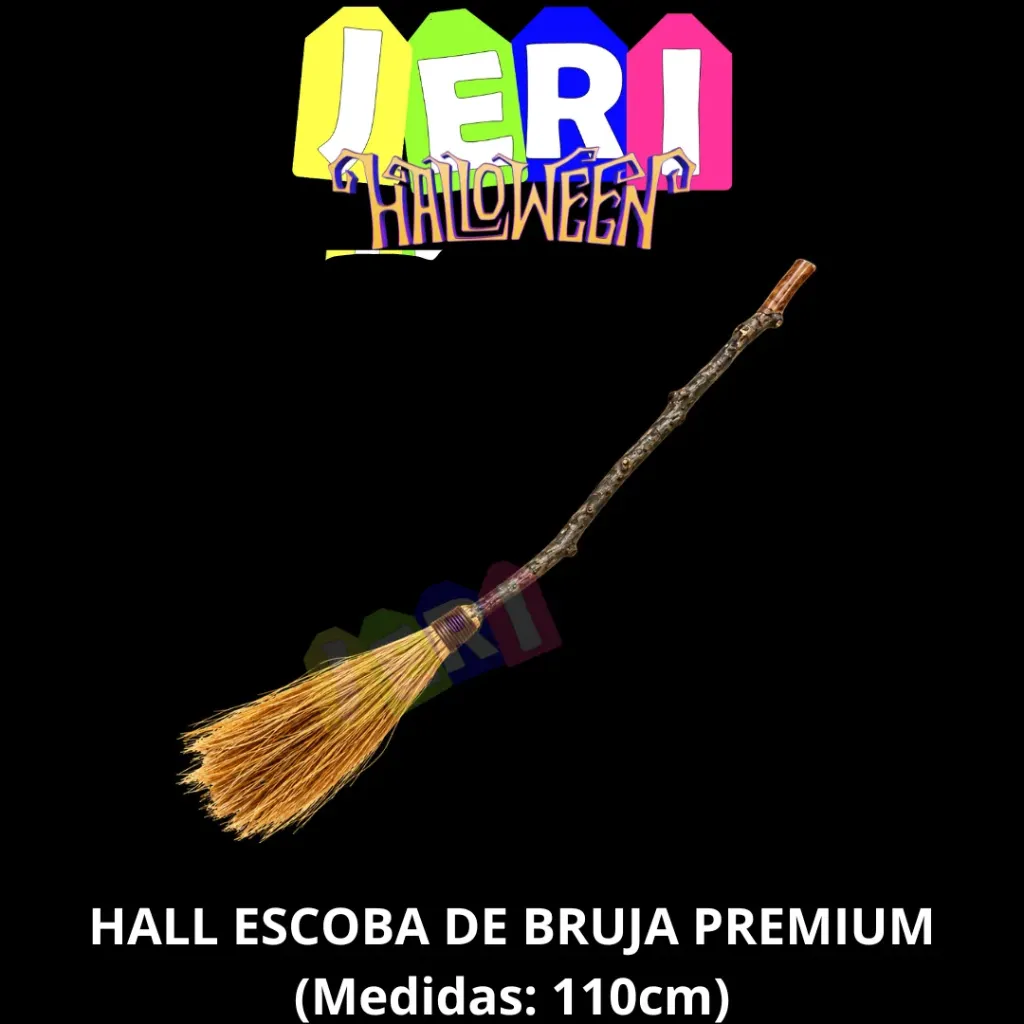HALL ESCOBA DE BRUJA PREMIUM