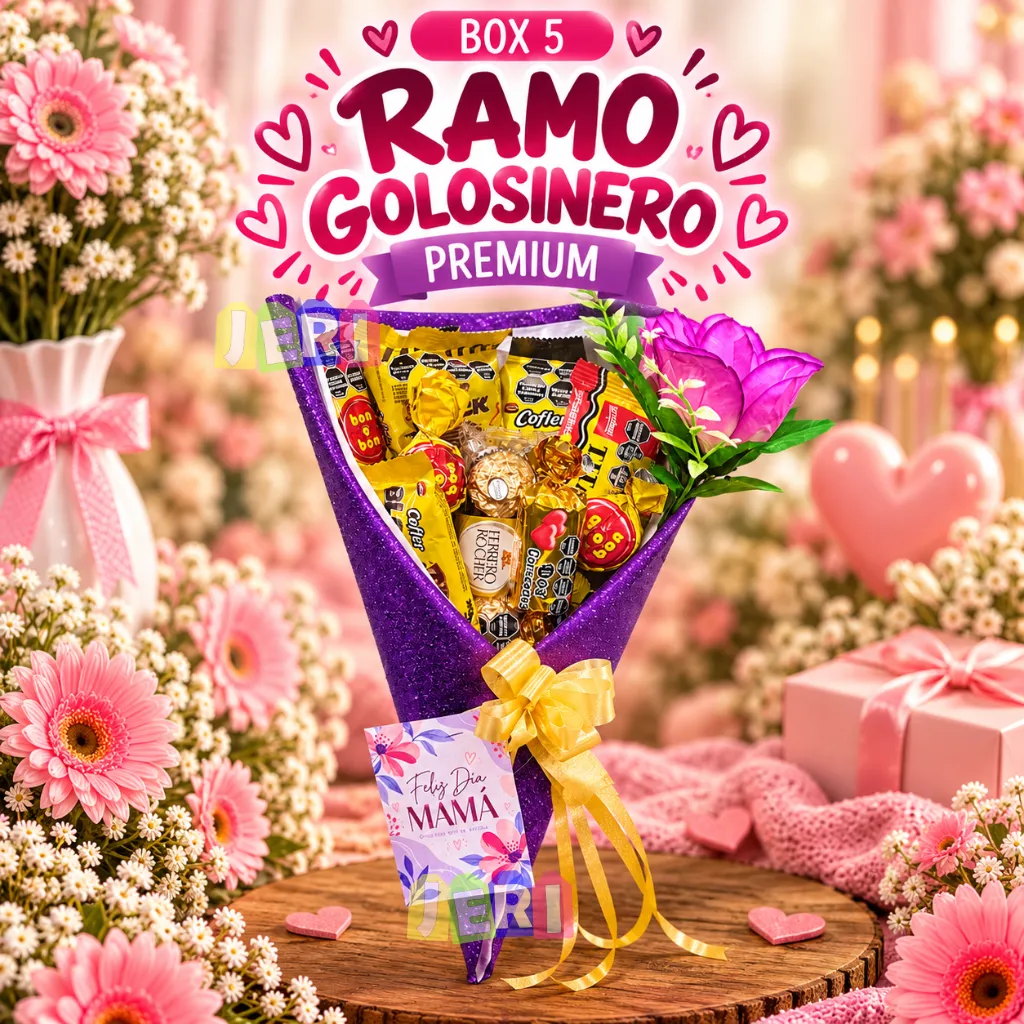 DIA DE LA MADRE - BOX 5: RAMO GOLOSINERO PREMIUM