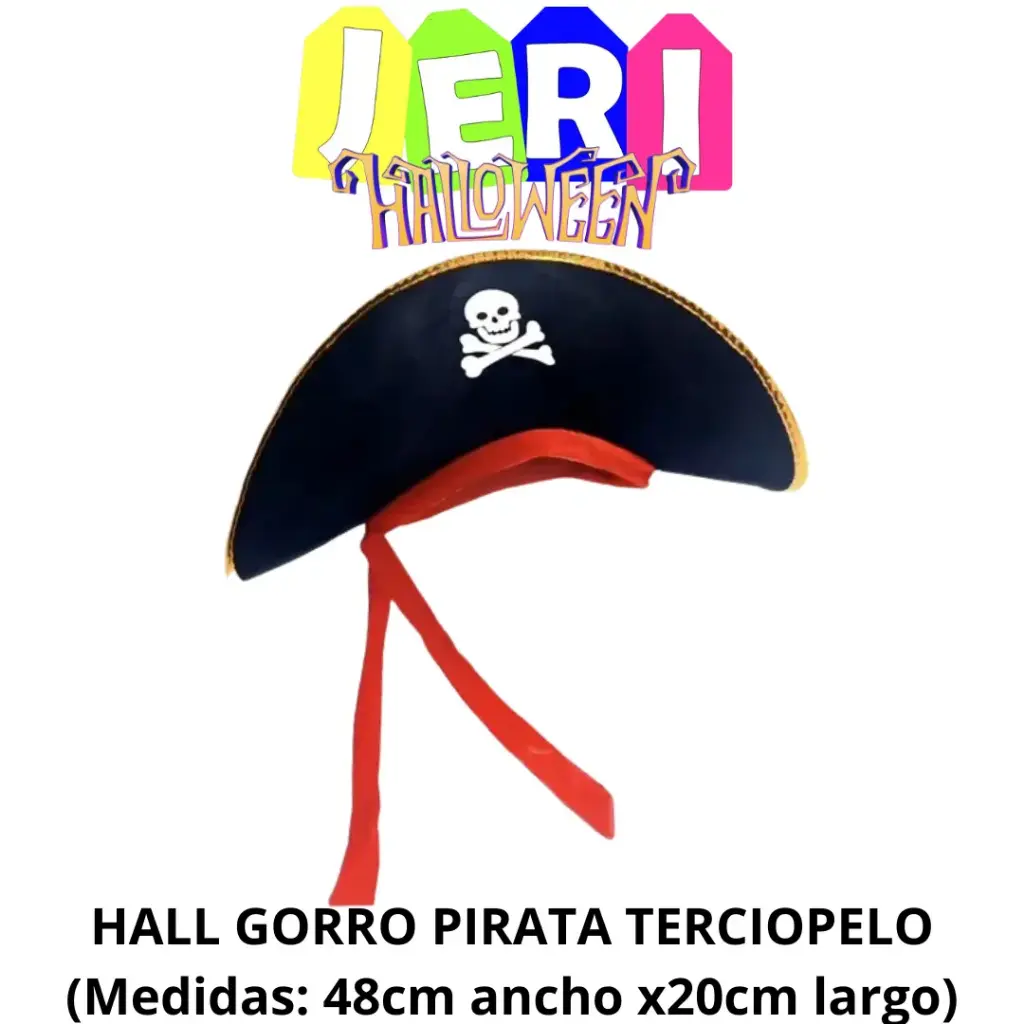 HALL GORRO PIRATA TERCIOPELO