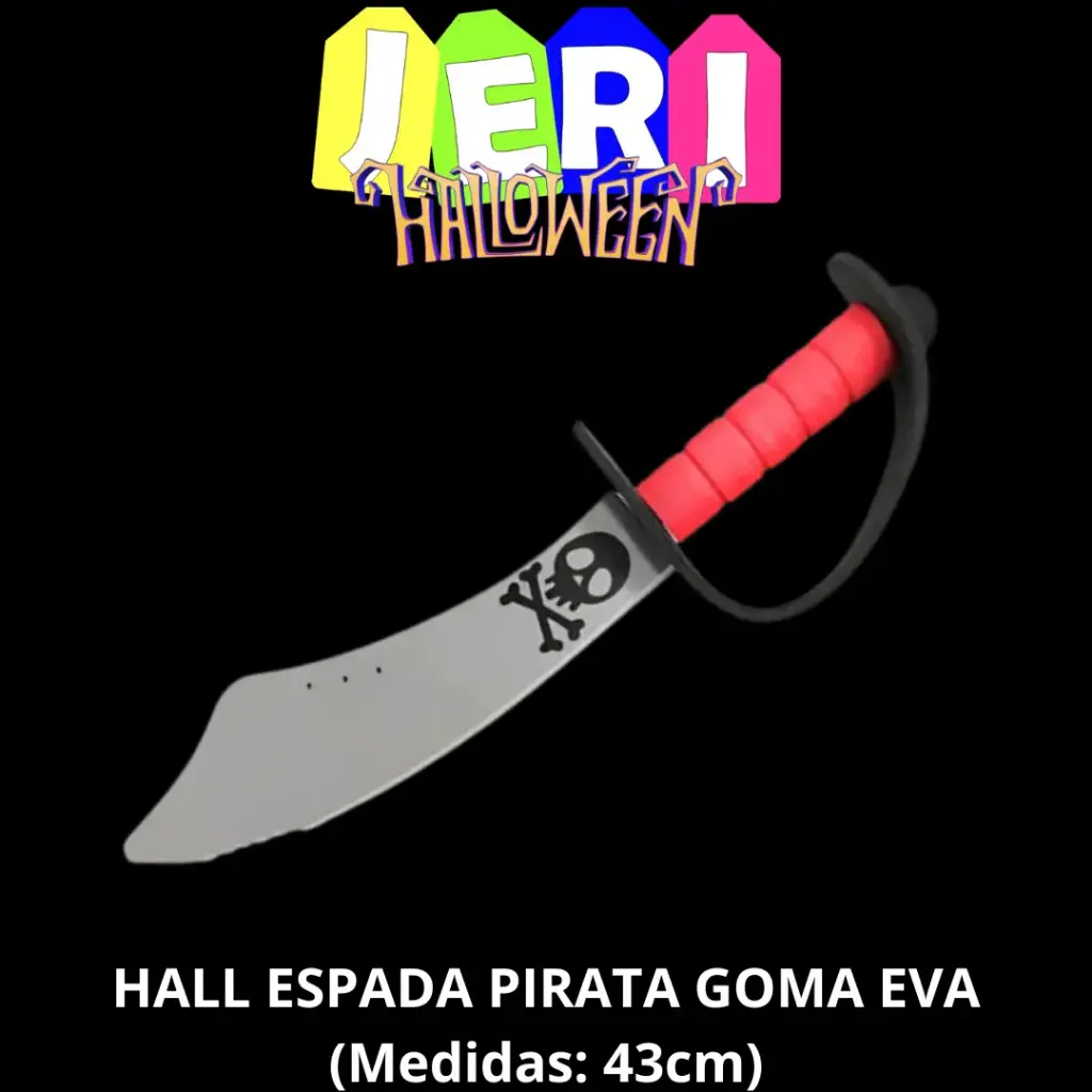 HALL ESPADA PIRATA GOMA EVA