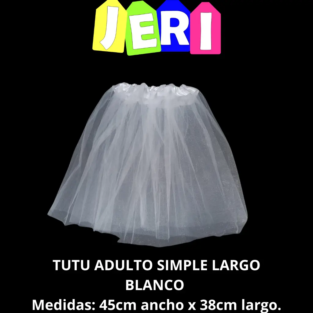 TUTU ADULTO SIMPLE LARGO