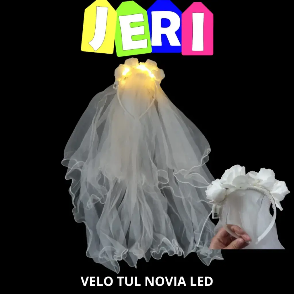 VELO TUL NOVIA LED