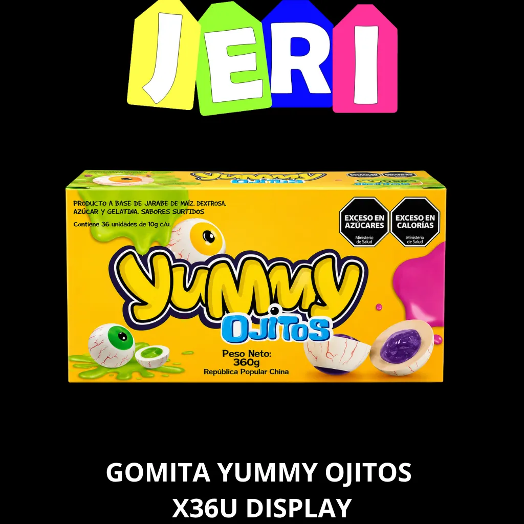 GOMITA YUMMY OJITOS X36U DISPLAY