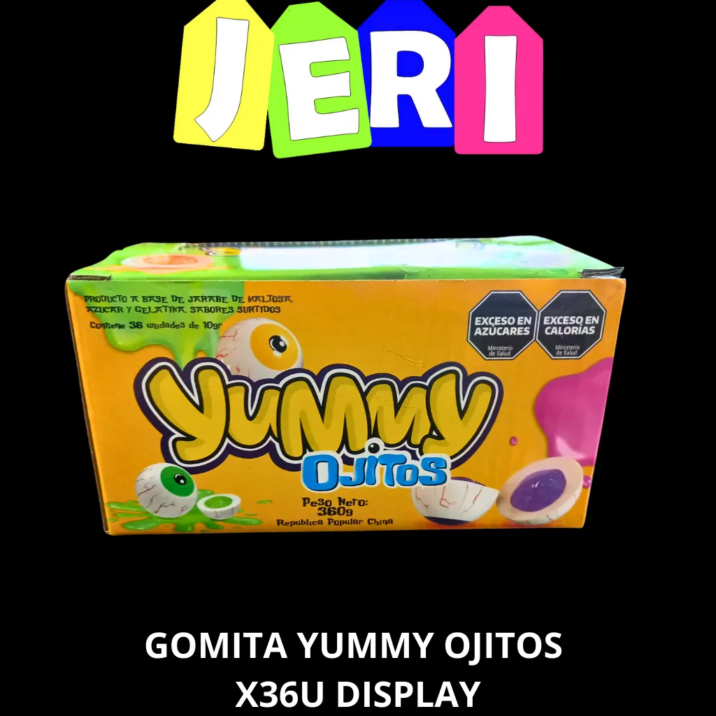 GOMITA YUMMY OJITOS X36U DISPLAY