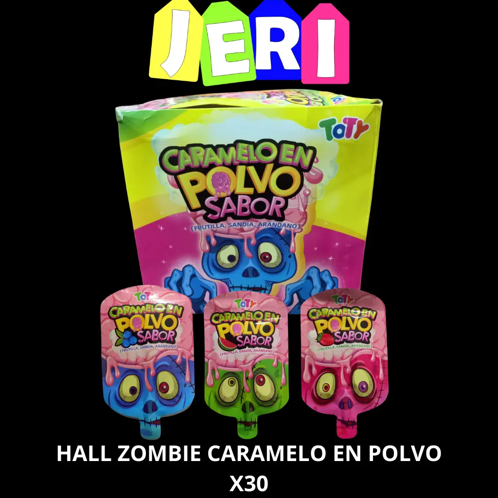 HALL ZOMBIE CARAMELO EN POLVO X30U