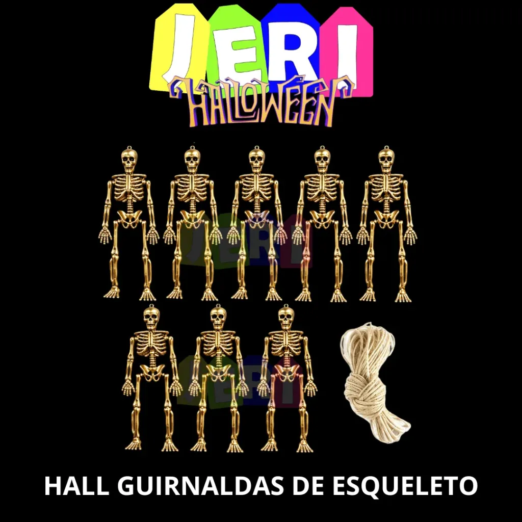 [6932] HALL GUIRNALDAS DE ESQUELETO
