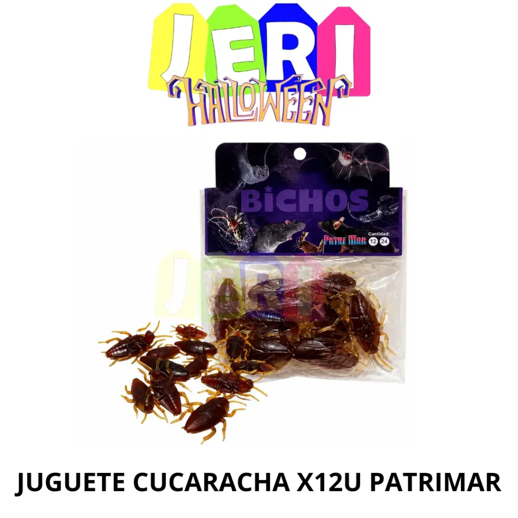 [4378] JUGUETE CUCARACHA X12U PATRIMAR