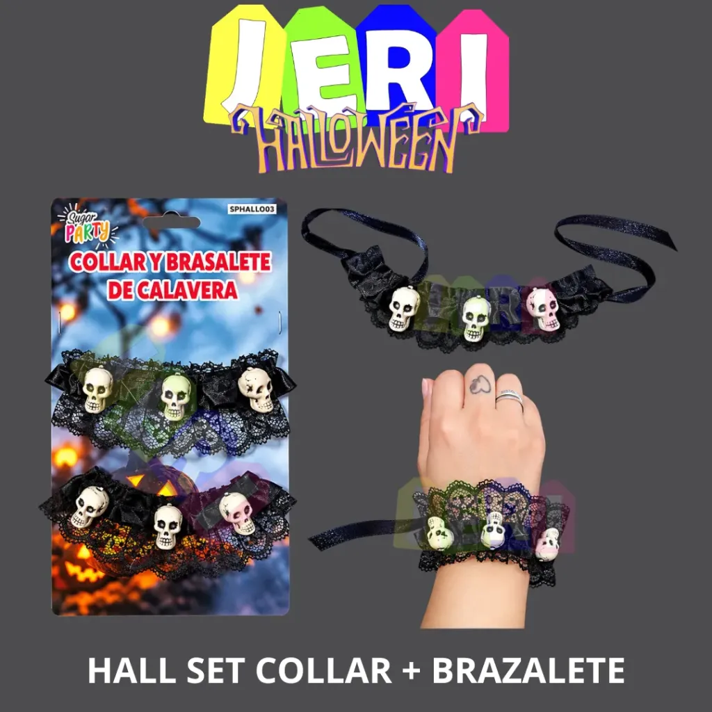 [6759] HALL SET COLLAR + BRAZALETE