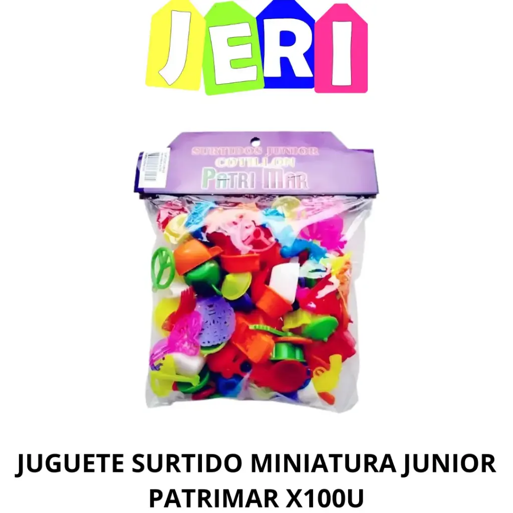 [6100] JUGUETE SURTIDO MINIATURA JUNIOR PATRIMAR X100U