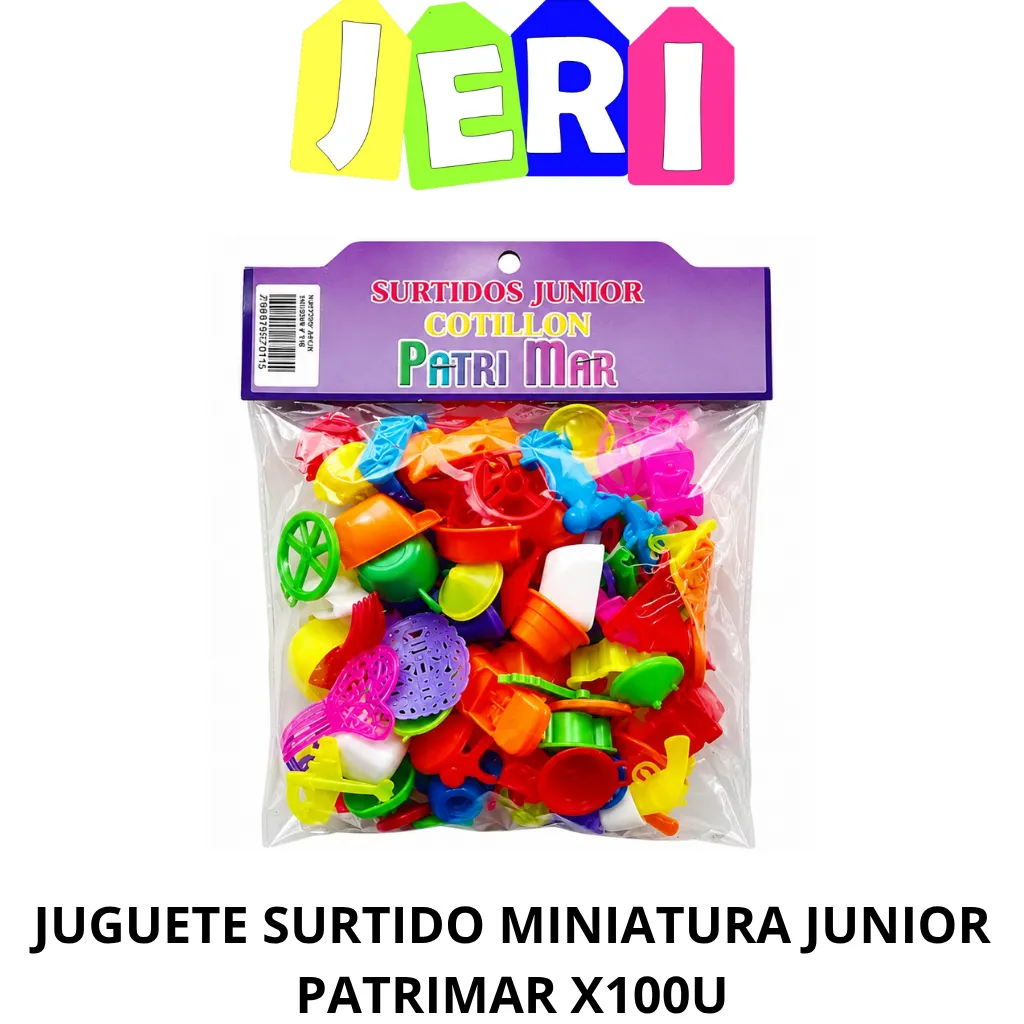 JUGUETE SURTIDO MINIATURA JUNIOR PATRIMAR X100U