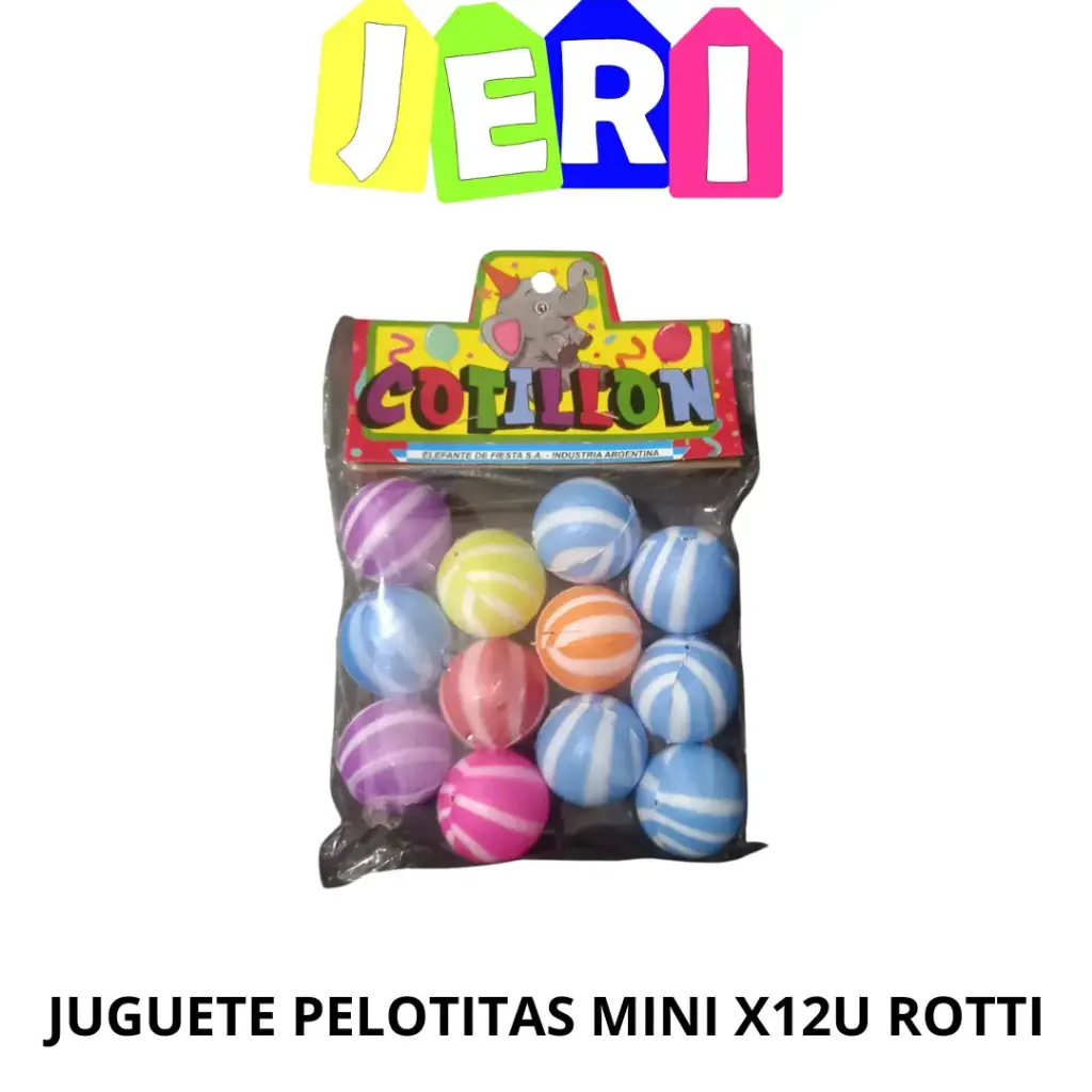JUGUETE PELOTITAS MINI X12U ROTTI