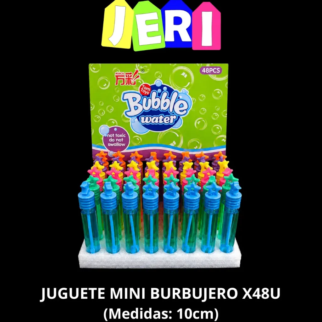 JUGUETE MINI BURBUJERO X48U