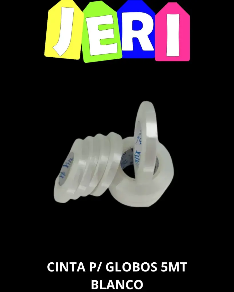 CINTA P/ GLOBOS 5MT (BLANCO)