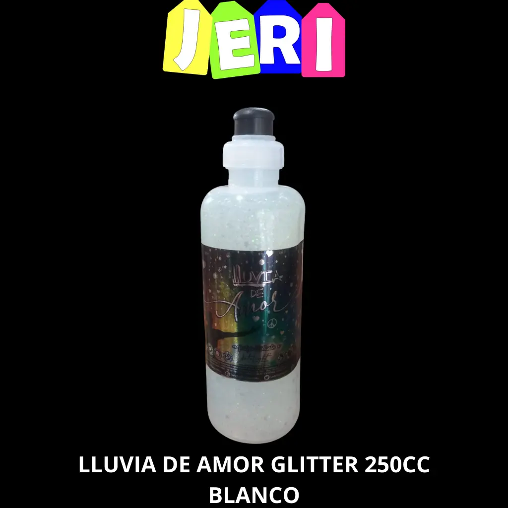 LLUVIA DE AMOR GLITTER 250CC (BLANCO)