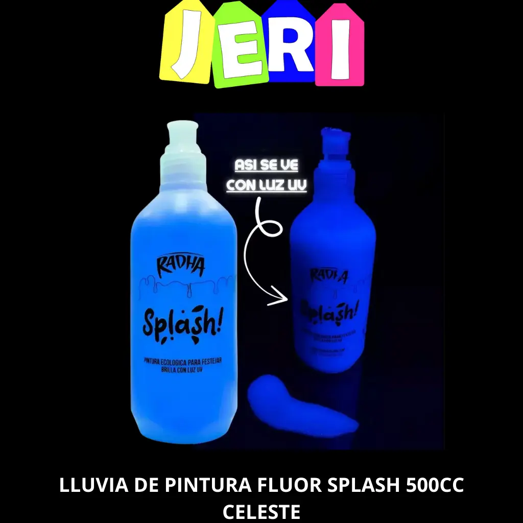 LLUVIA DE PINTURA FLUOR SPLASH 500CC