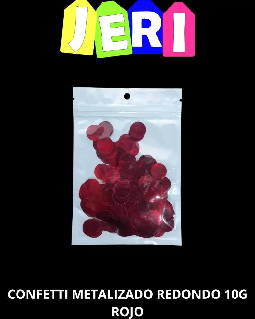 CONFETTI METALIZADO REDONDO 10G