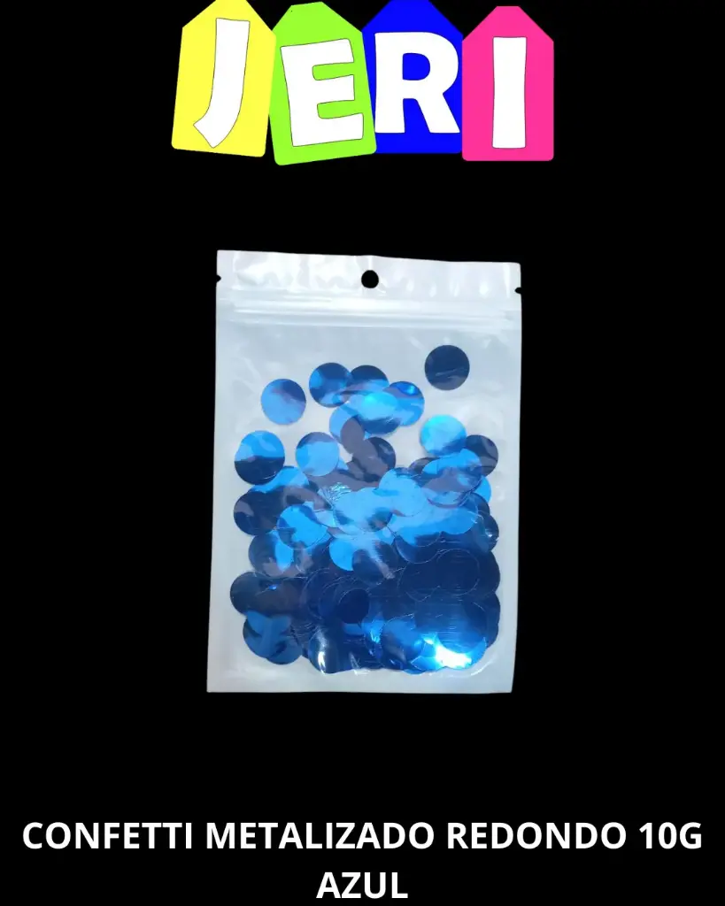 CONFETTI METALIZADO REDONDO 10G