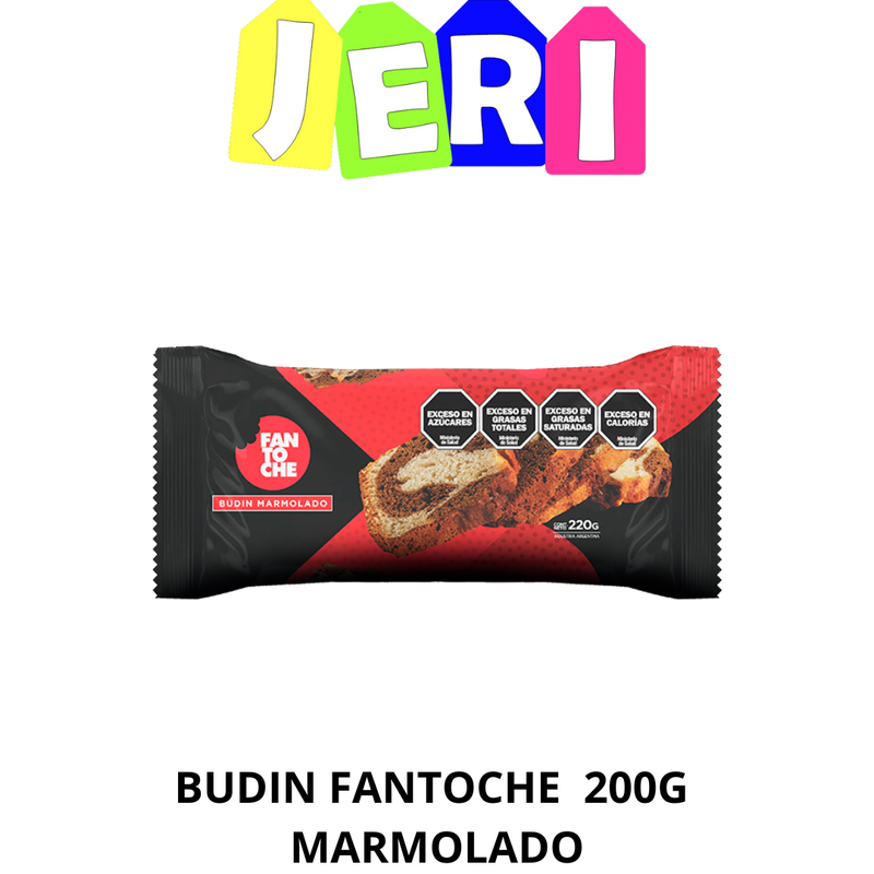 BUDIN FANTOCHE 200G MARMOLADO