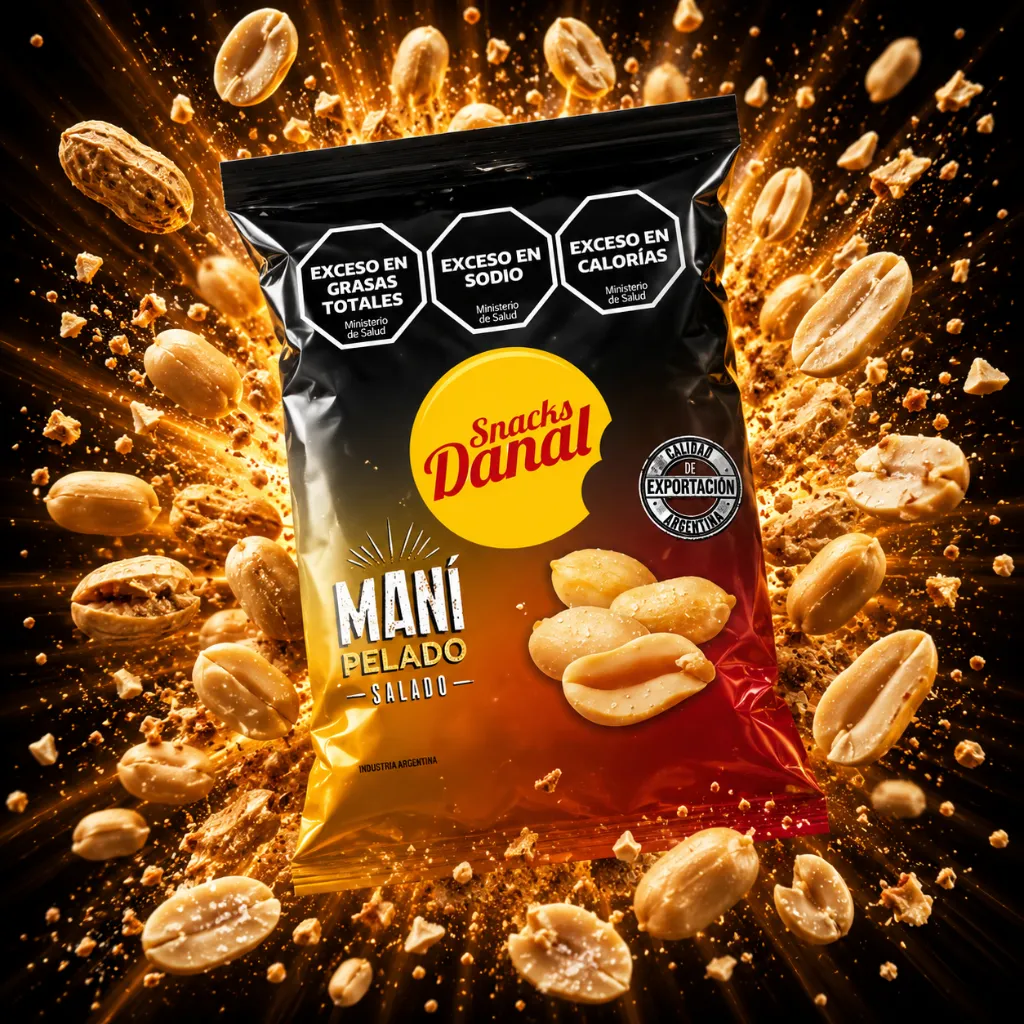 OFERTA SNACK´S DANAL MANI SIN PIEL 500g