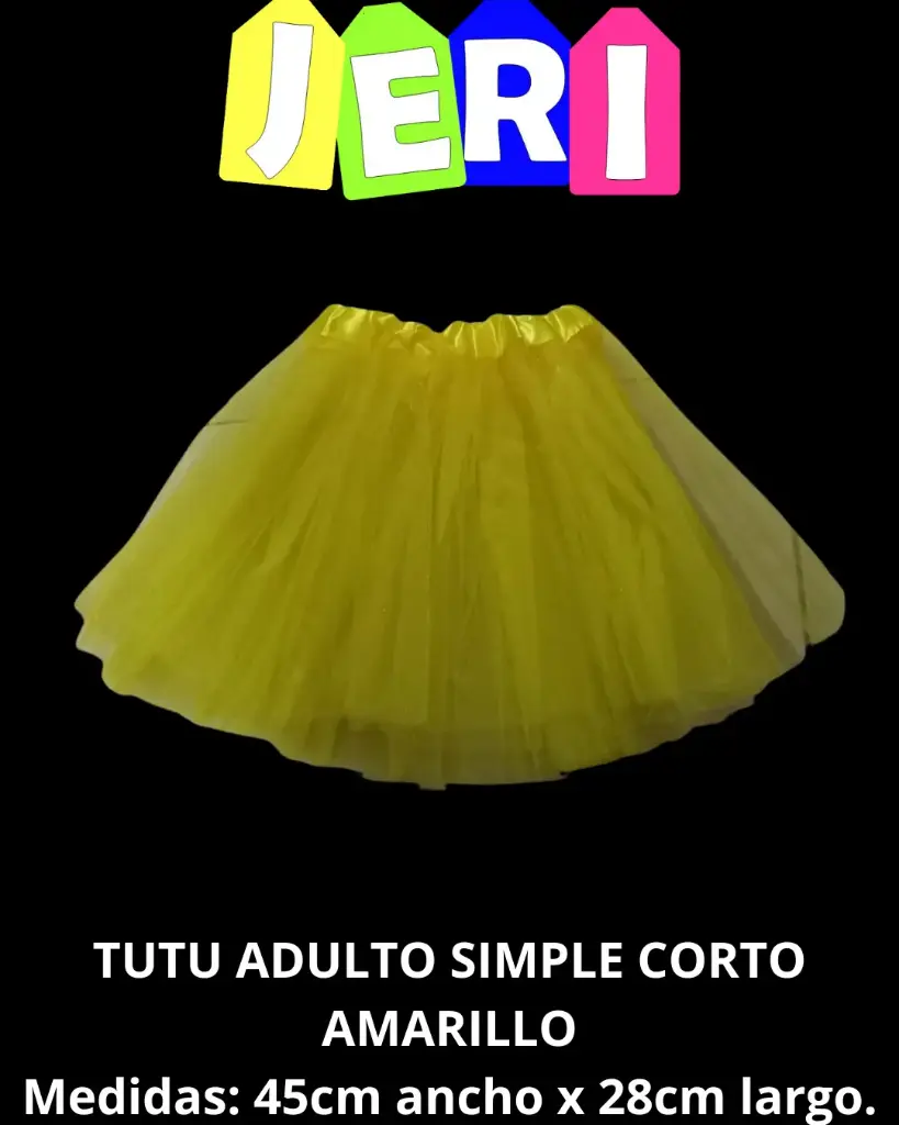 TUTU ADULTO SIMPLE CORTO