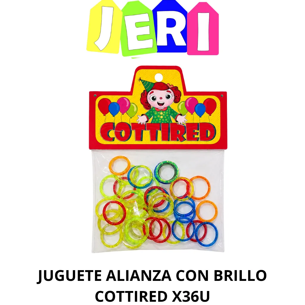 JUGUETE ALIANZA CON BRILLO COTTIRED X36U