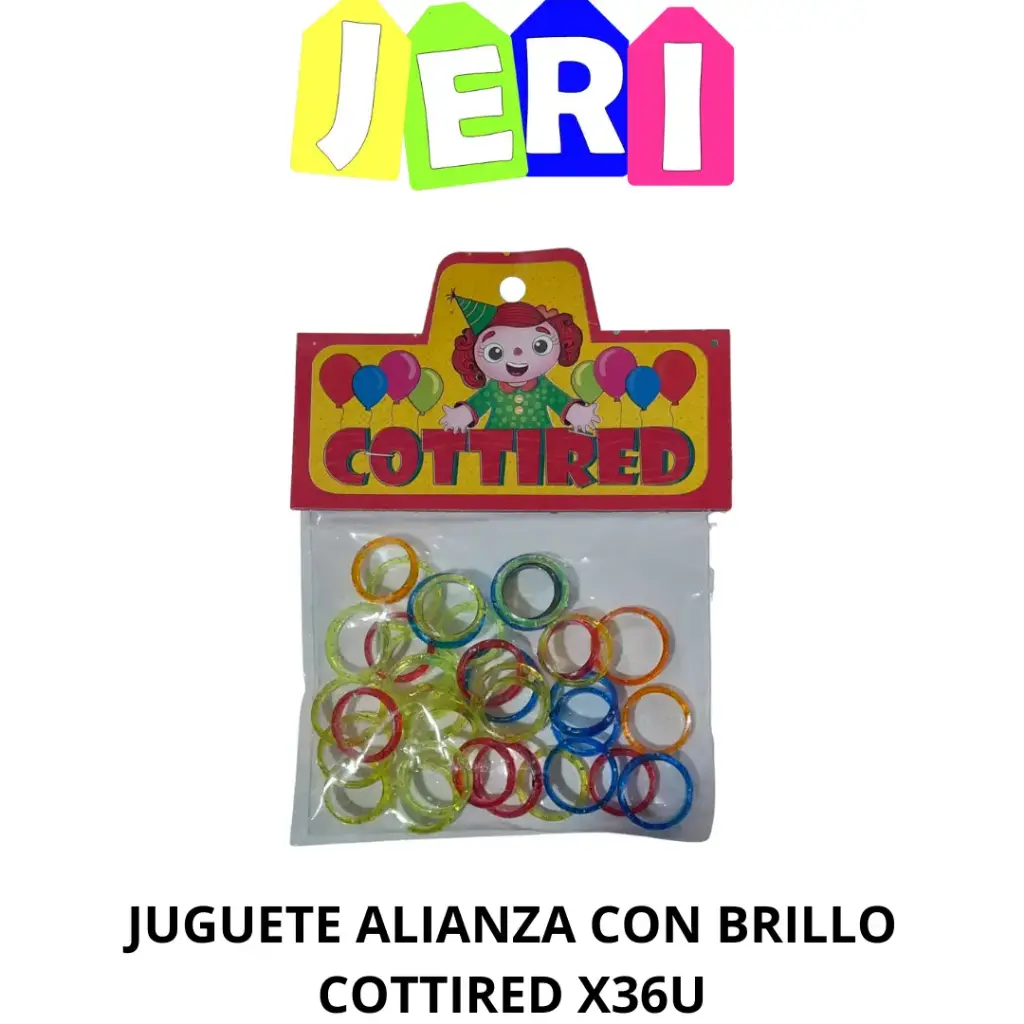 JUGUETE ALIANZA CON BRILLO COTTIRED X36U