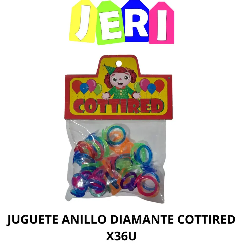 JUGUETE ANILLO DIAMANTE COTTIRED X36U