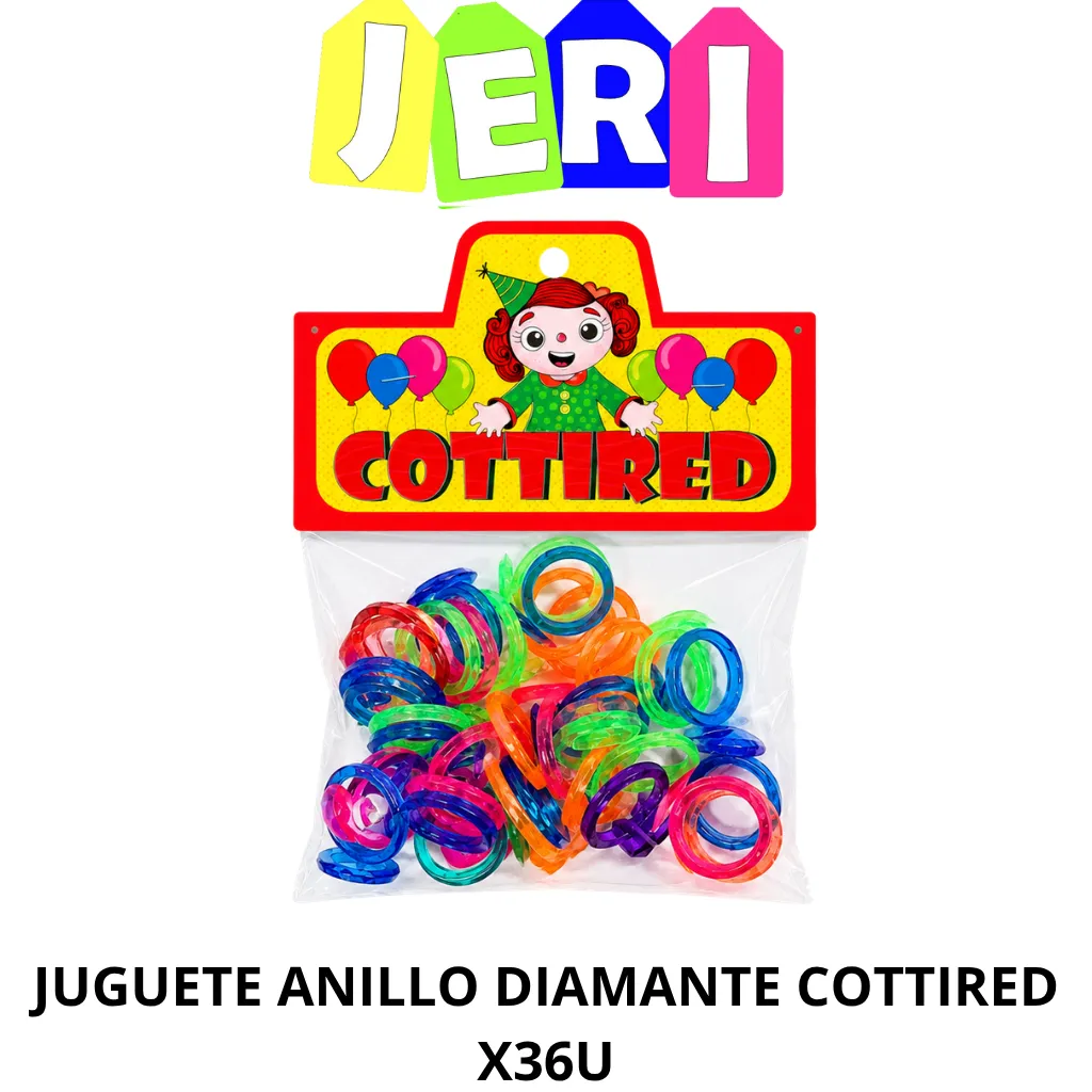 JUGUETE ANILLO DIAMANTE COTTIRED X36U