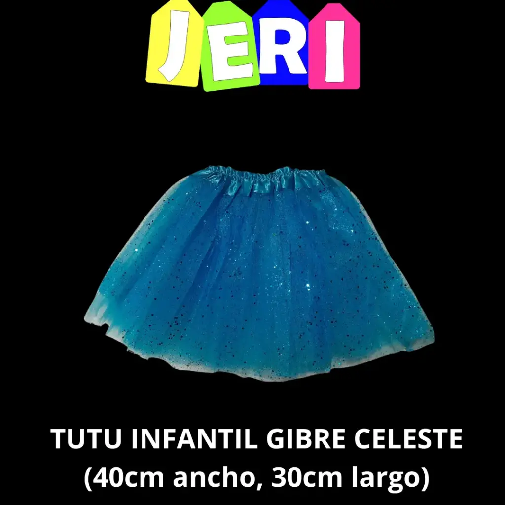 TUTU INFANTIL GIBRE (CELESTE)