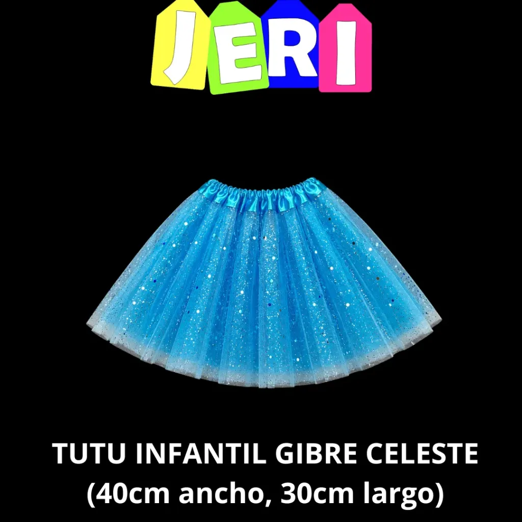 TUTU INFANTIL GIBRE (CELESTE)