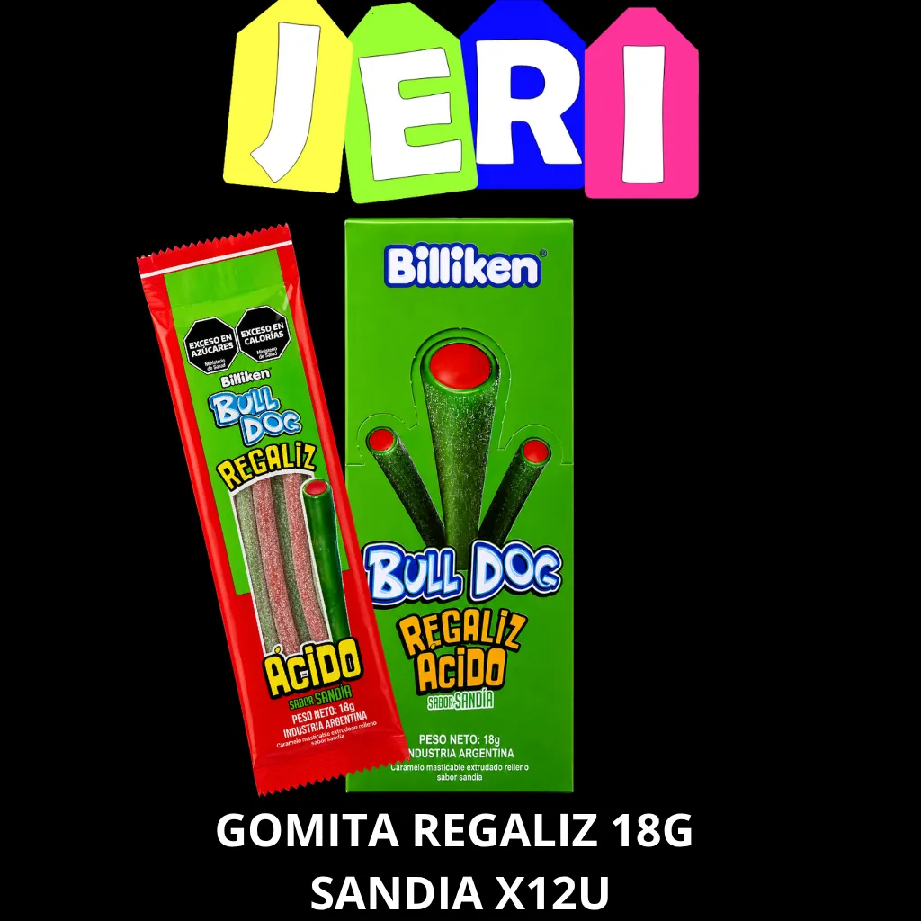 GOMITA REGALIZ 18G SANDIA X12U