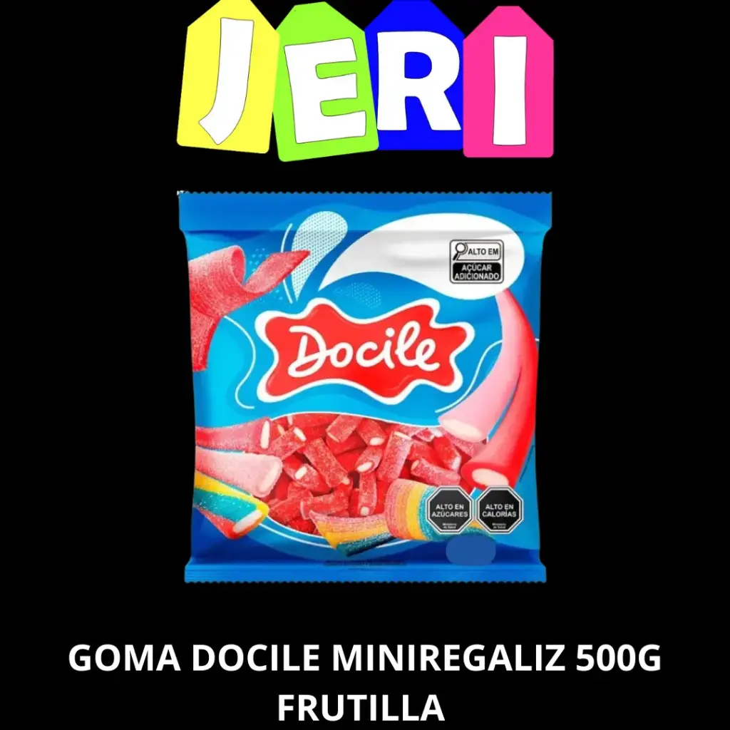 GOMA DOCILE MINIREGALIZ 500G FRUTILLA