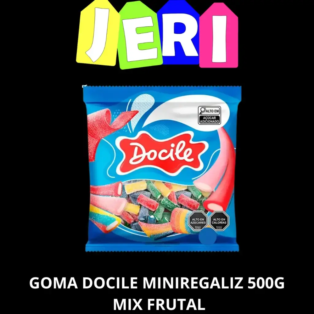 GOMA DOCILE MINIREGALIZ 500G MIX FRUTAL