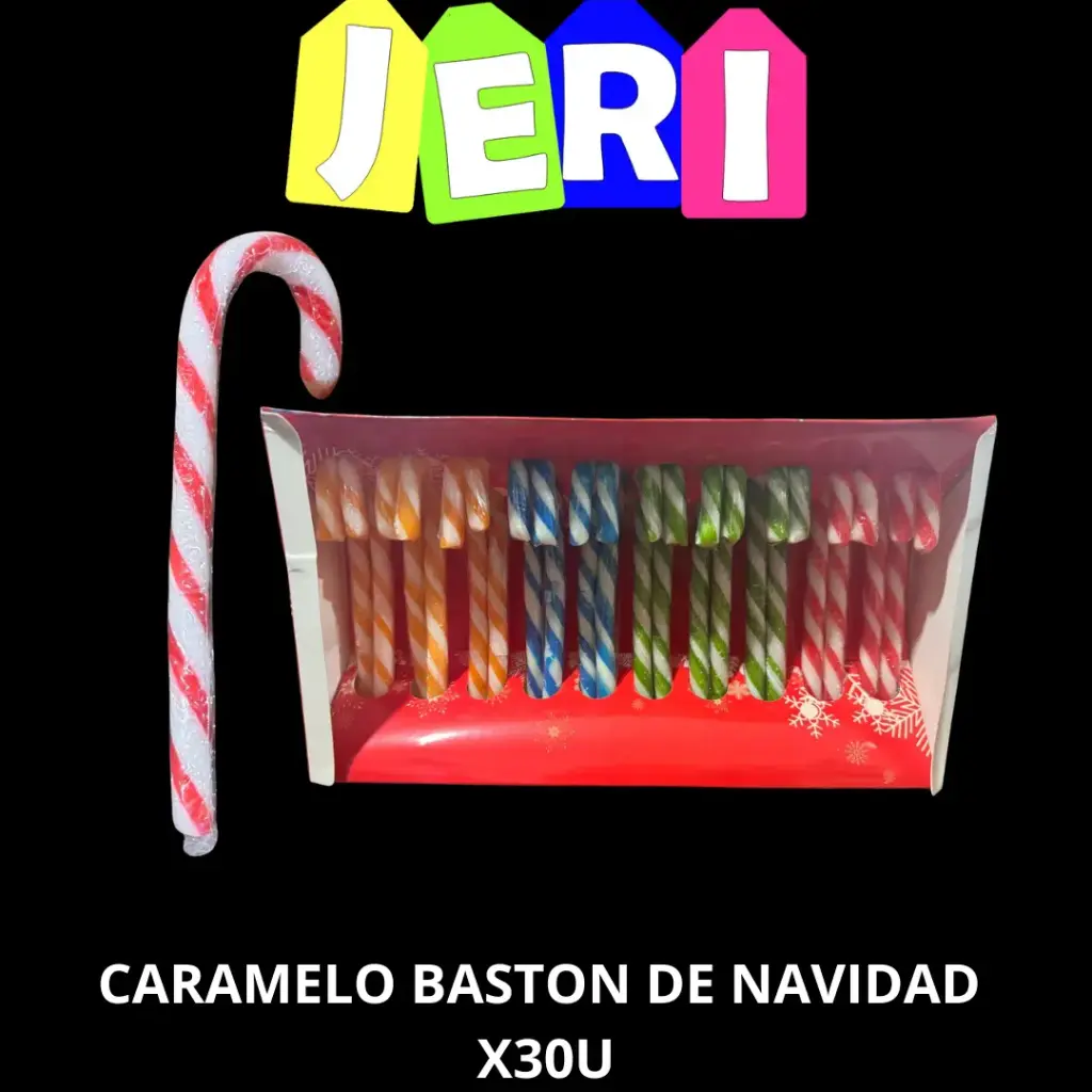 CARAMELO BASTON DE NAVIDAD X20U