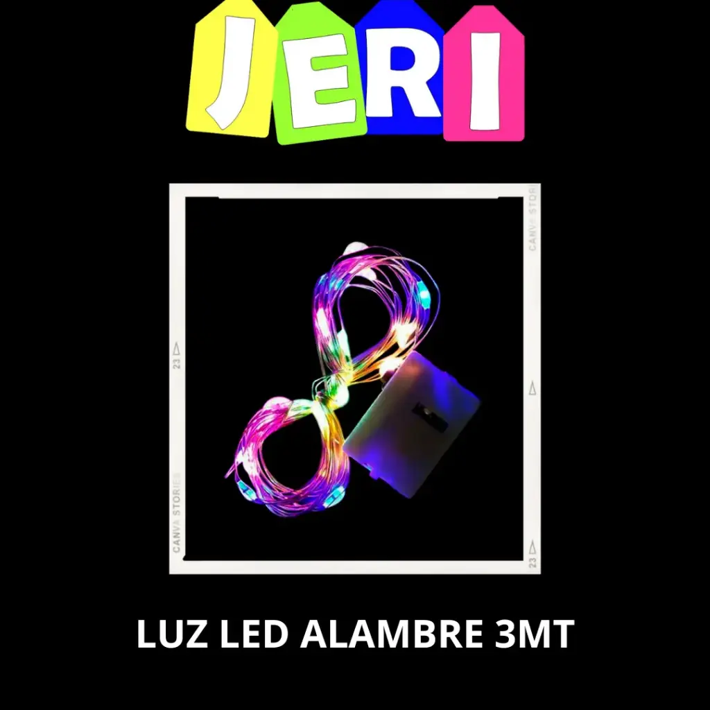 LUZ LED ALAMBRE 3MT