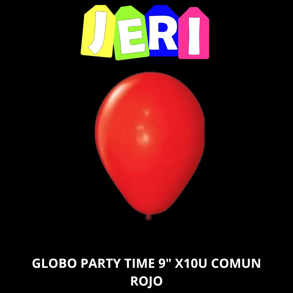 GLOBO PARTY TIME 9" X10U COMUN