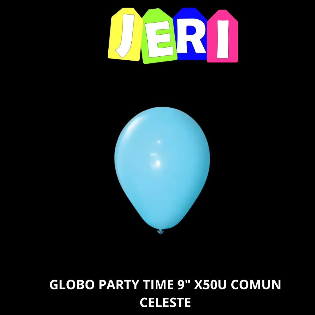 GLOBO PARTY TIME 9" X50U COMUN
