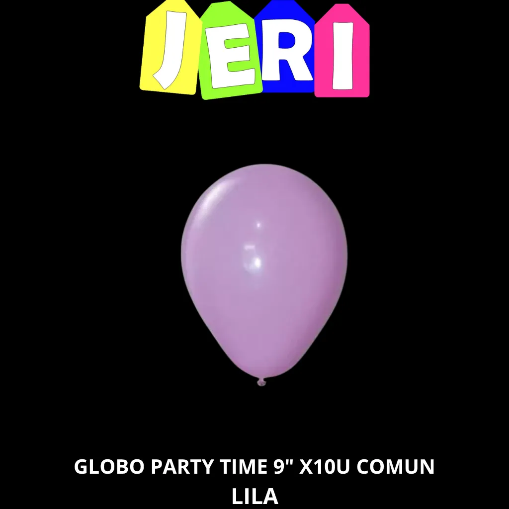 GLOBO PARTY TIME 9" X10U PASTEL