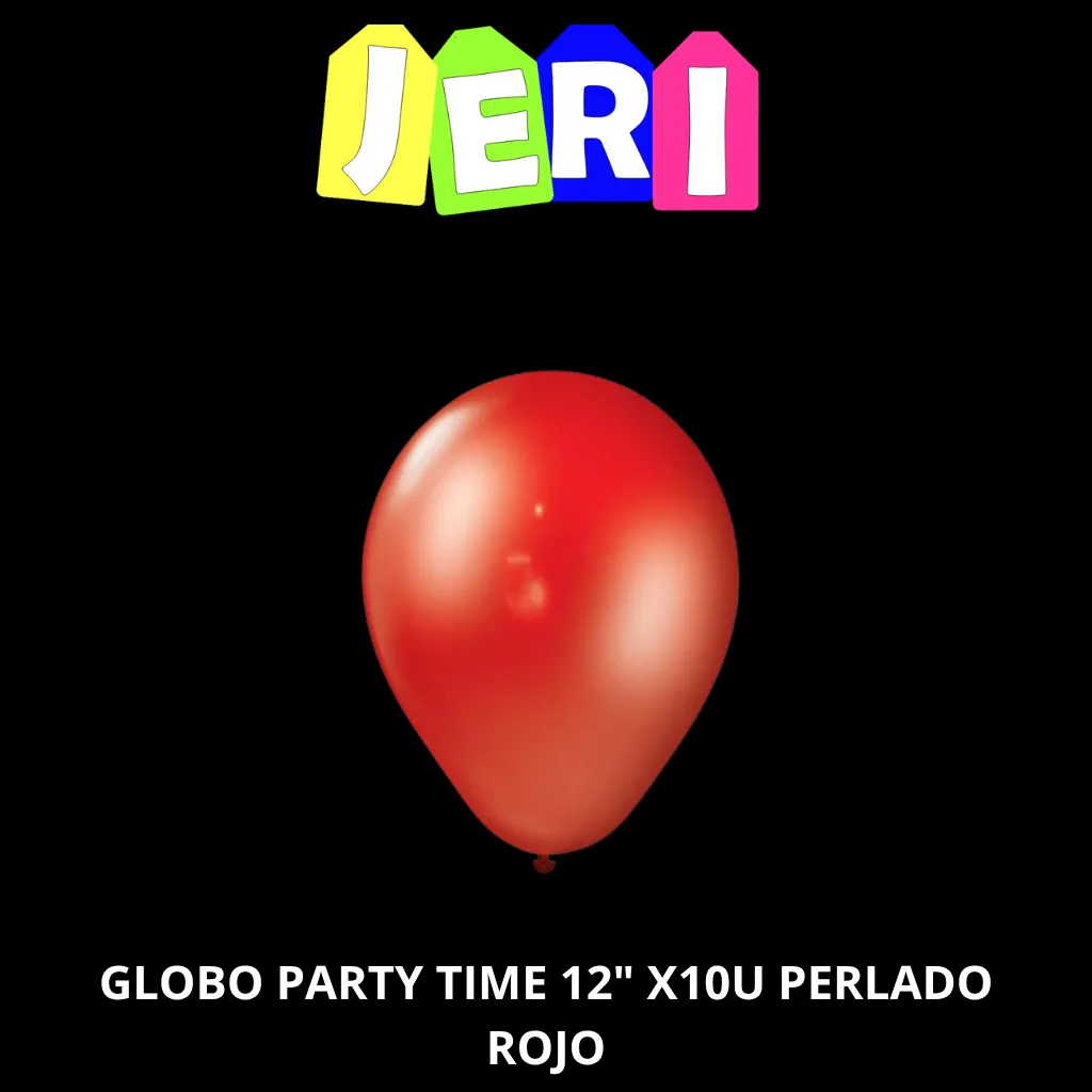 GLOBO PARTY TIME 12" X10U PERLADO