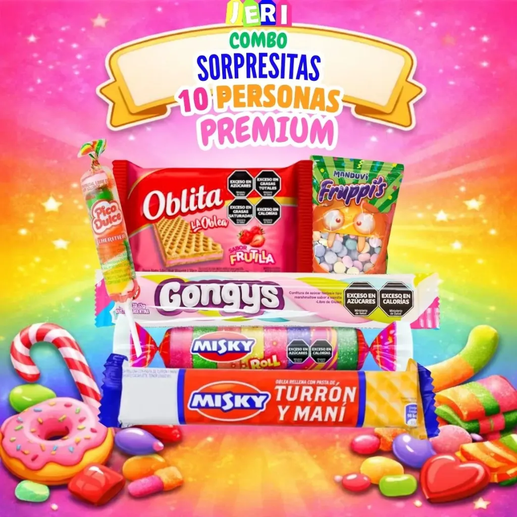 COMBO SORPRESITAS X10u PREMIUM (VAINILLA)