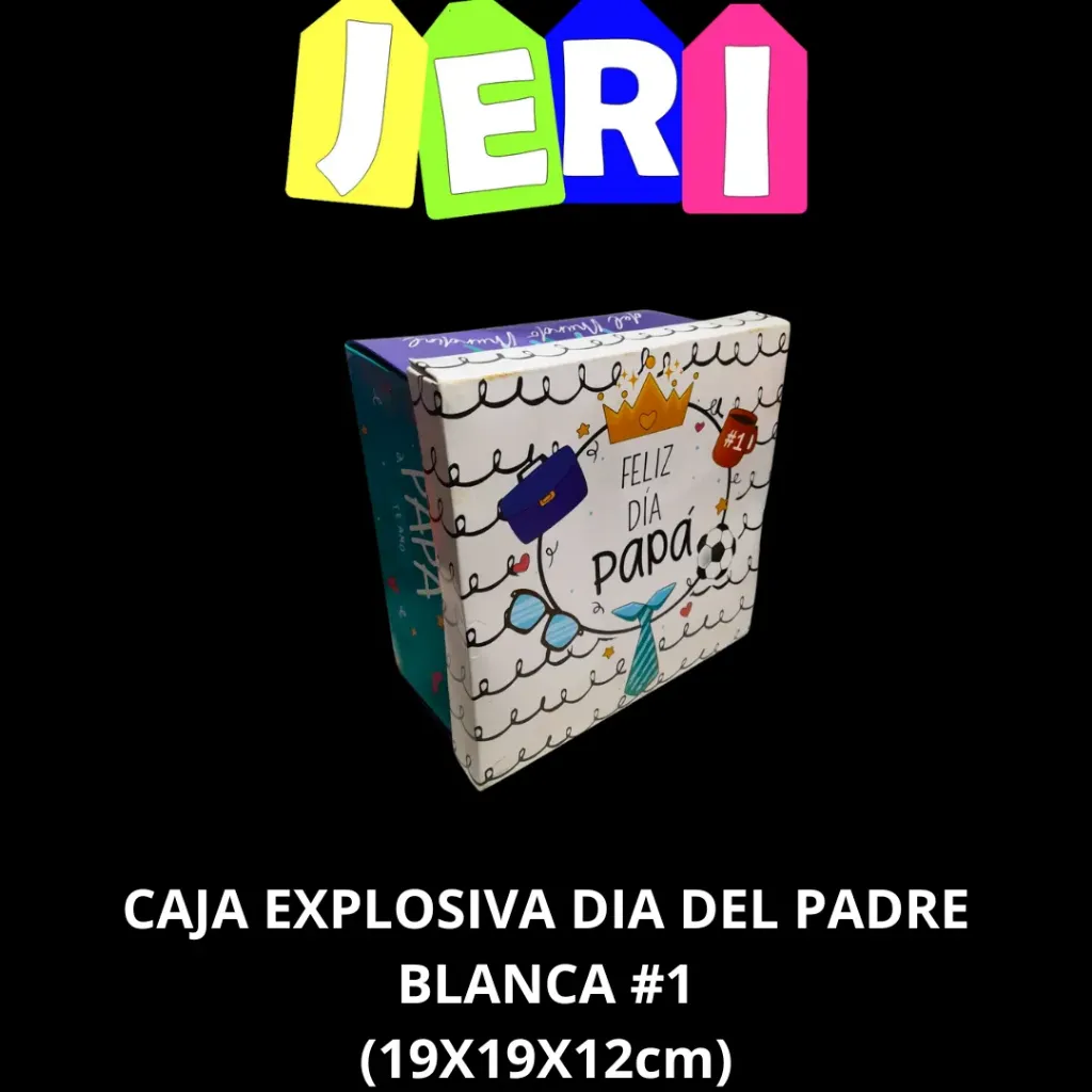 CAJA EXPLOSIVA DIA DEL PADRE