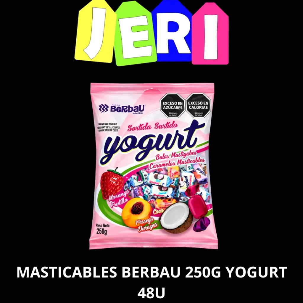 MASTICABLES BERBAU 250G YOGURT 48U