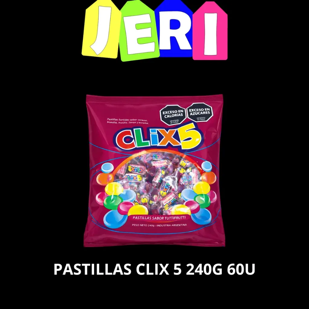 PASTILLAS CLIX 5 240G 60U